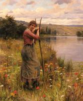 Daniel Ridgway Knight - A Moment Of Rest